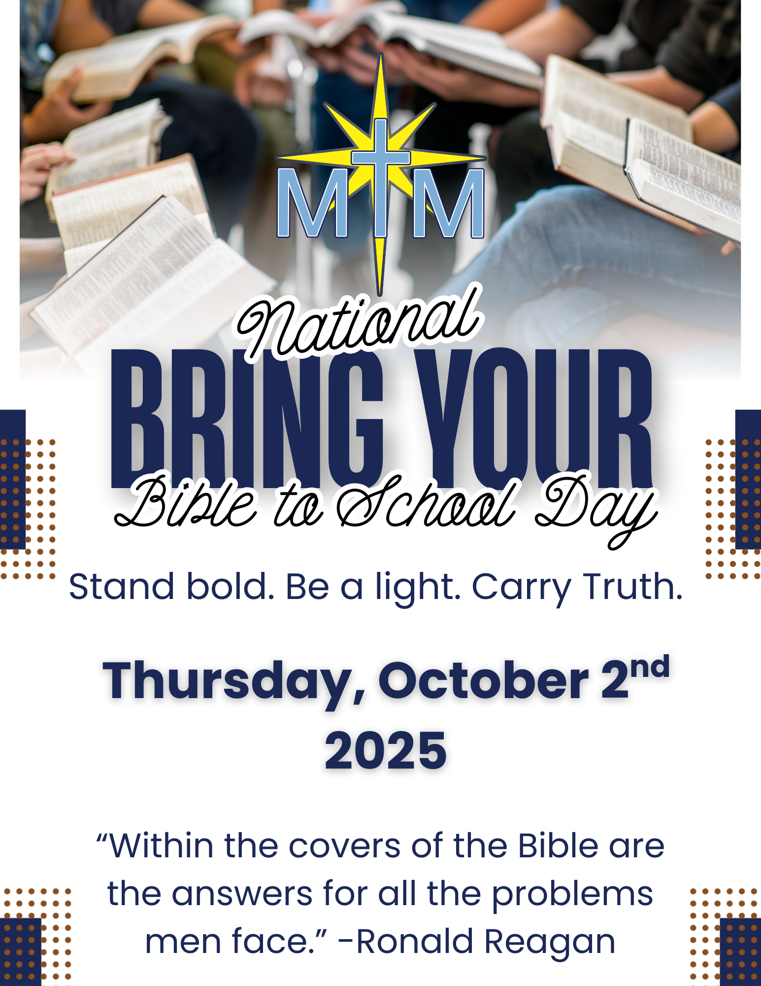 image2 image National Bring Your Bible to School Day Flyer